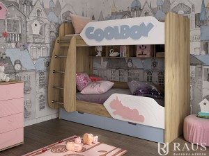 ДН-84 Двухъярусная кровать Coolboy (Raus)